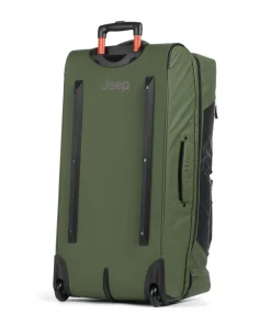 JS006B 82 Rollenreisetasche grün/schwarz 82 cm