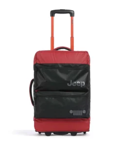 JS006B 55 Rollenreisetasche rot/schwarz 55 cm