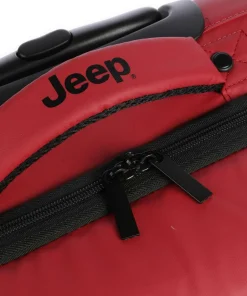 JS006B 55 Rollenreisetasche rot/schwarz 55 cm