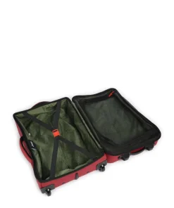 JS006B 55 Rollenreisetasche rot/schwarz 55 cm