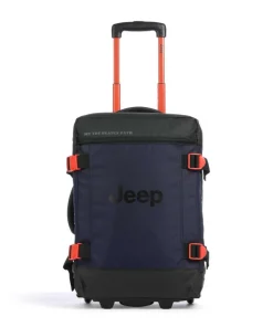 JS007C 55 Rollenreisetasche blau/schwarz 55 cm