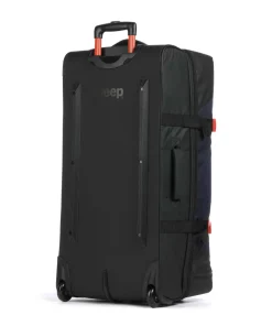 JS007C 82 Rollenreisetasche blau/schwarz 82 cm