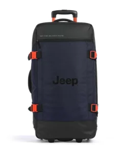 JS007C 73 Rollenreisetasche blau/schwarz 73 cm