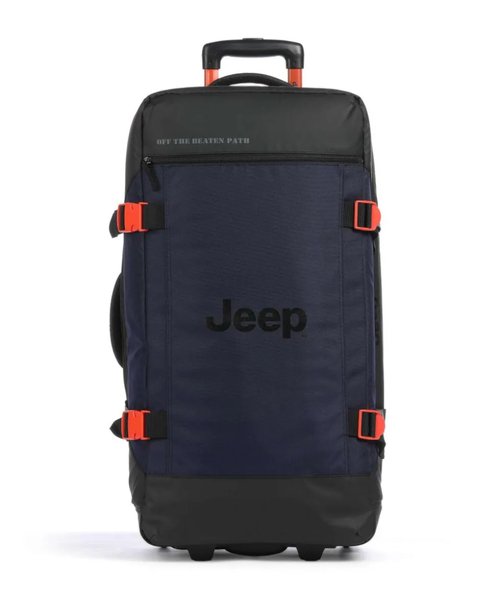 JS007C 73 Rollenreisetasche blau/schwarz 73 cm