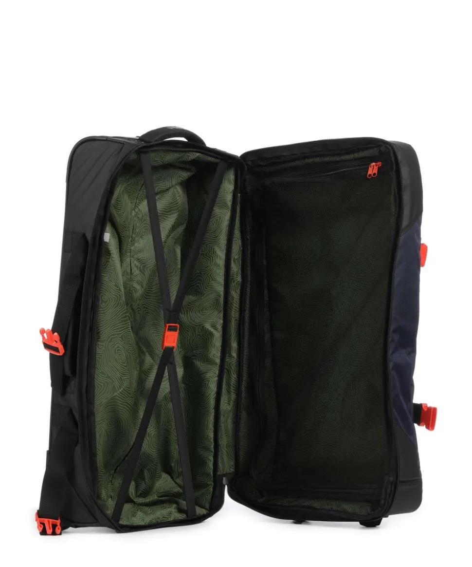 JS007C 73 Rollenreisetasche blau/schwarz 73 cm