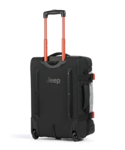 JS007C 55 Rollenreisetasche grau/schwarz 55 cm