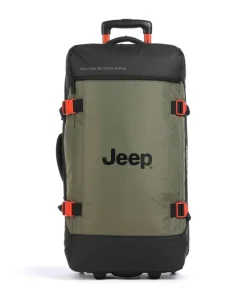 JS007C 73 Rollenreisetasche grün/schwarz 73 cm