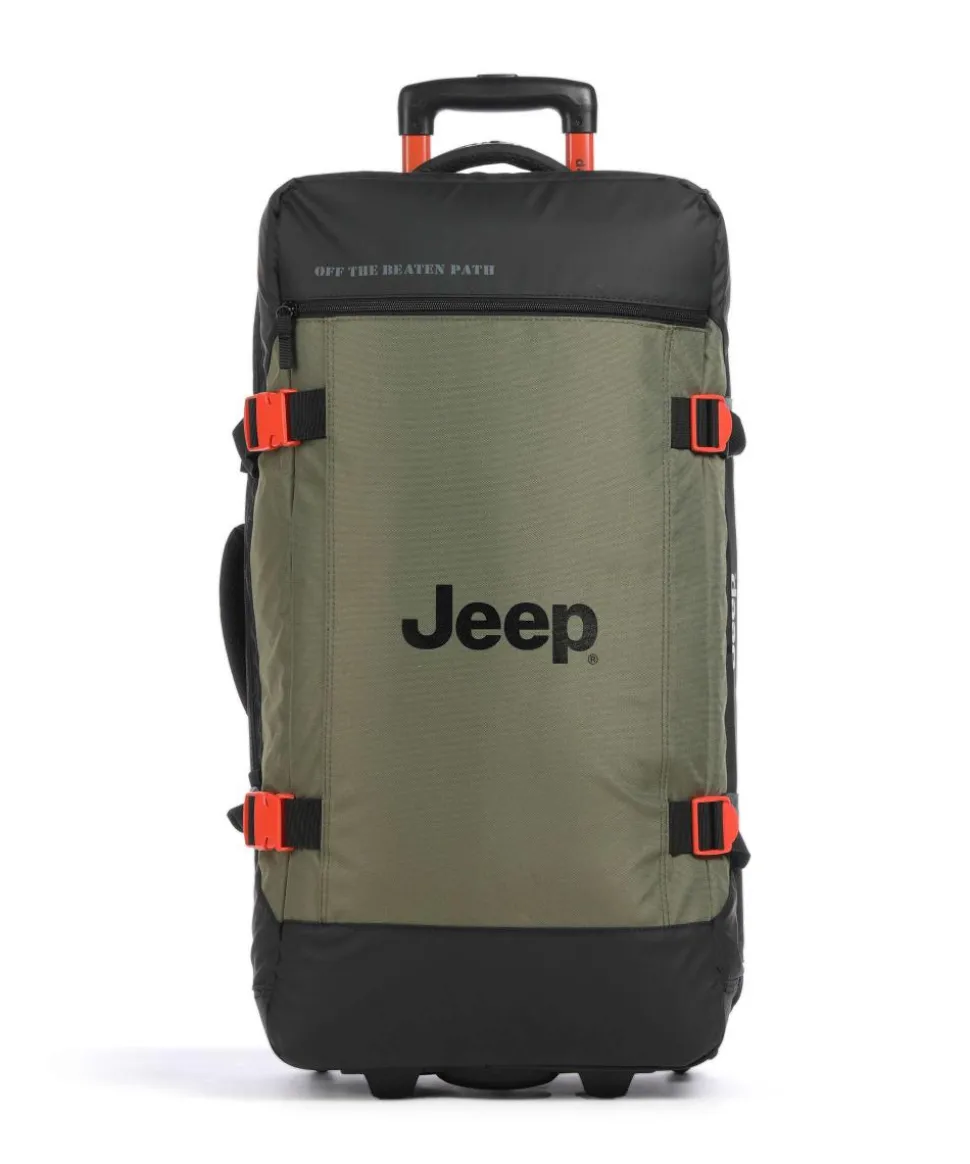 JS007C 73 Rollenreisetasche grün/schwarz 73 cm