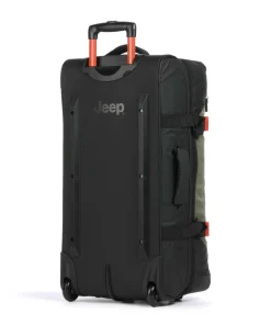 JS007C 73 Rollenreisetasche grün/schwarz 73 cm