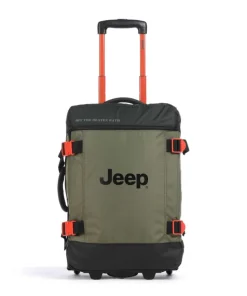 JS007C 55 Rollenreisetasche grün/schwarz 55 cm