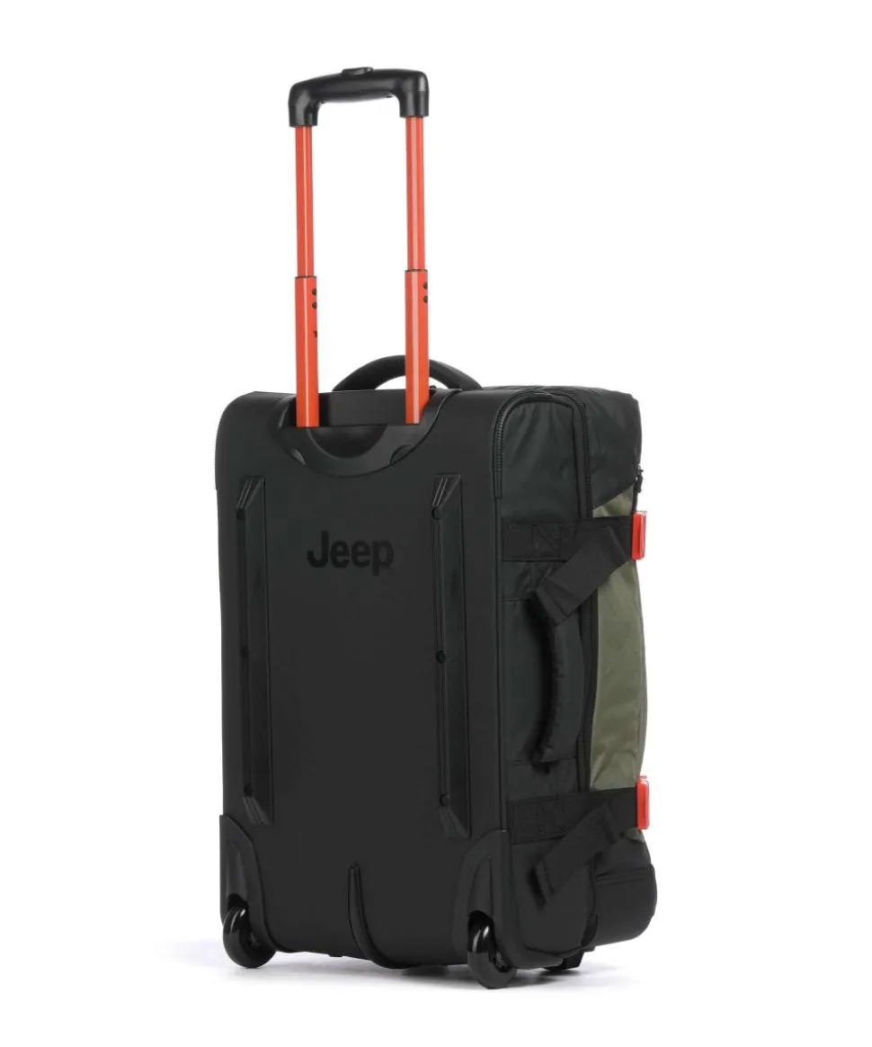 JS007C 55 Rollenreisetasche grün/schwarz 55 cm