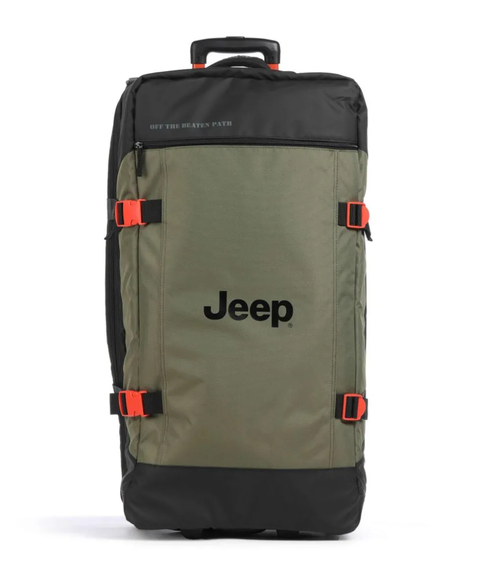 JS007C 82 Rollenreisetasche grün/schwarz 82 cm