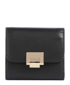 Judis Geldbörse fein genarbtes Leder schwarz