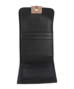 Judis Geldbörse fein genarbtes Leder schwarz