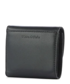 Judis Geldbörse fein genarbtes Leder schwarz