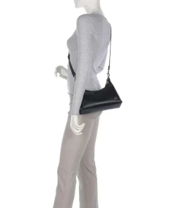 Juliet 25 Schultertasche Rindsleder schwarz