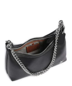 Juliet 25 Schultertasche Rindsleder schwarz