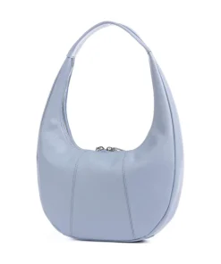 Juliette Beuteltasche genarbtes Rindsleder hellblau