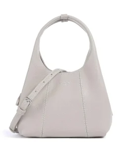 Juliette Umhängetasche genarbtes Rindsleder hellgrau