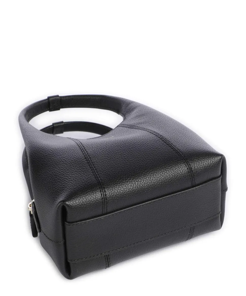 Juliette Umhängetasche genarbtes Rindsleder schwarz