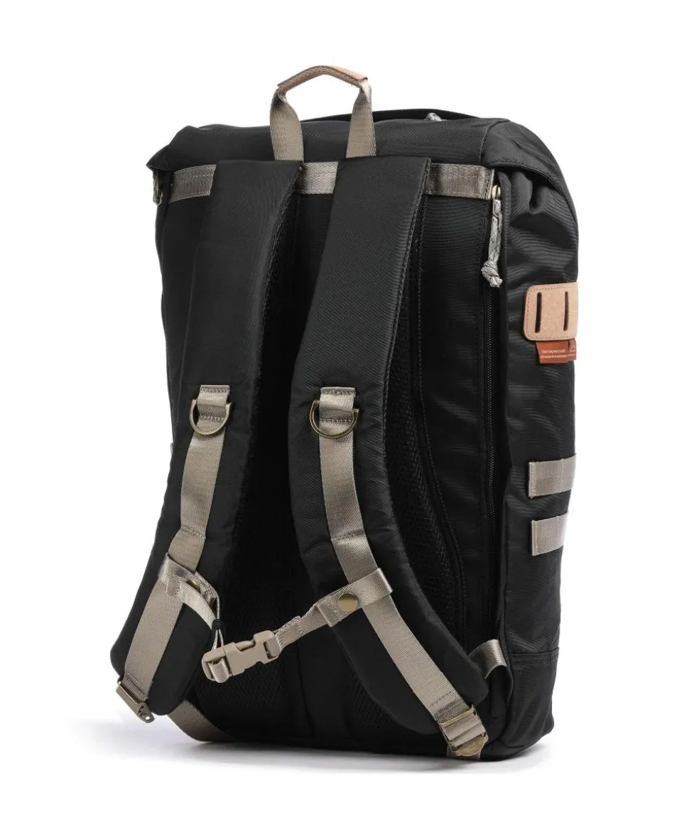 Jungle Colorado Rucksack recyceltes Nylon schwarz