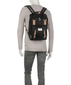 Jungle Macaroon Jungle Backpack Rucksack 14″ recyceltes Nylon schwarz