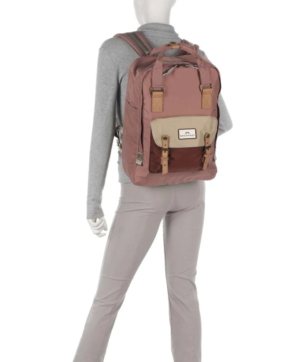 Jungle Macaroon Large Rucksack 15″ recyceltes Nylon altrosa