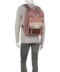 Jungle Macaroon Large Rucksack 15″ recyceltes Nylon altrosa