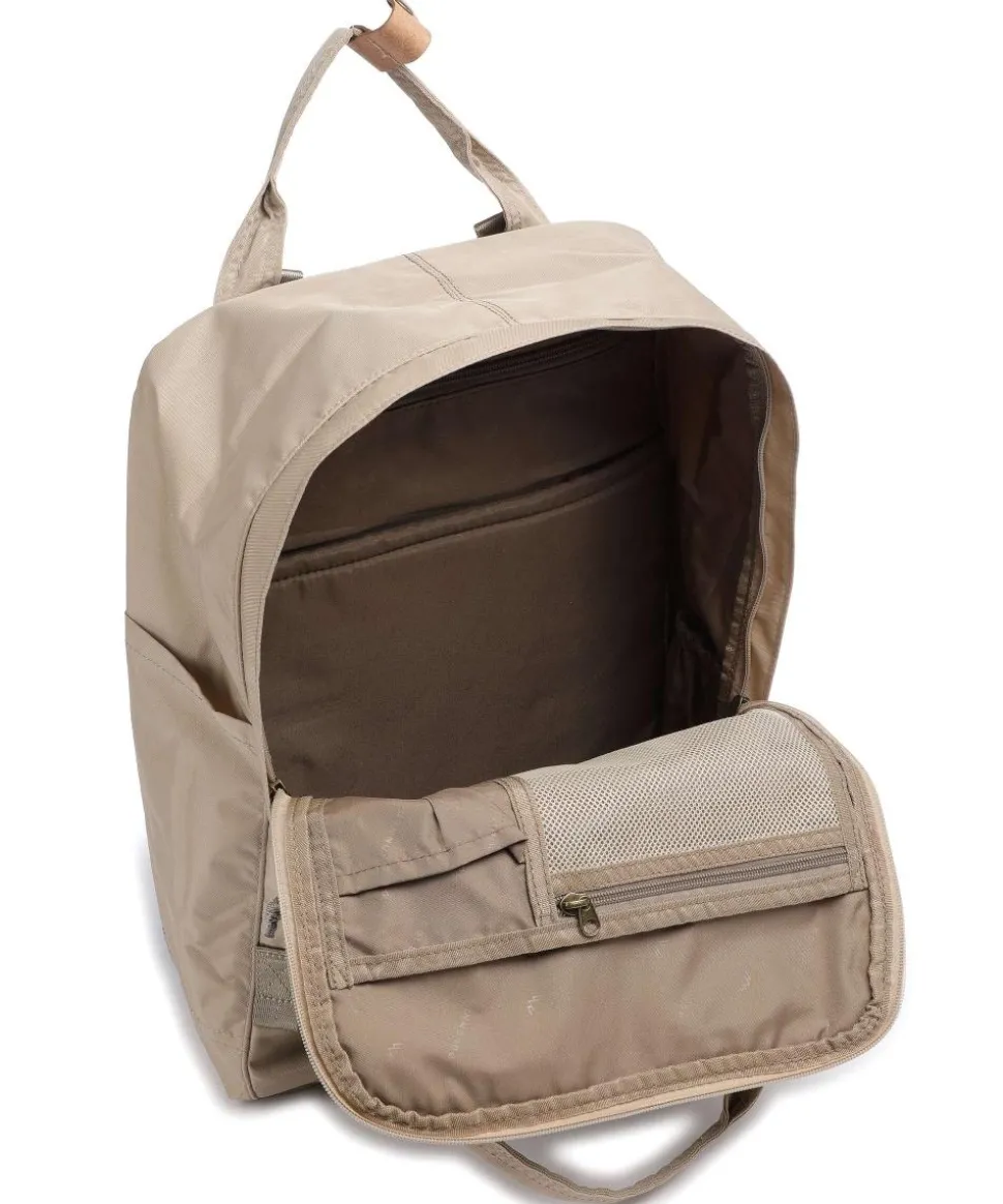 Jungle Macaroon Large Rucksack 15″ recyceltes Nylon beige