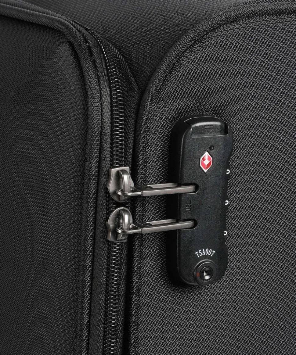 Jupiter 4-Rollen Trolley schwarz 79 cm