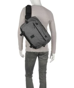 Kadet Max Gürteltasche 15″ recyceltes Nylon grau