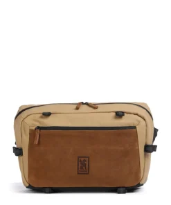 Kadet Max Suede Slingbag 15″ Baumwolle, aufgerautes Leder hellbraun