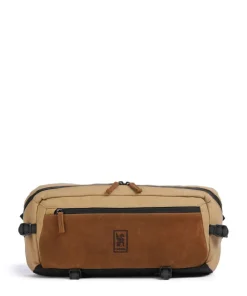 Kadet Suede Gürteltasche Baumwolle, aufgerautes Leder hellbraun