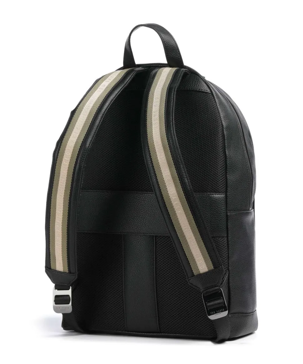 Kaileb Rucksack 14″ Lederimitat schwarz