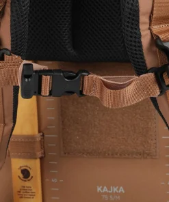 Kajka 75 S/M Trekkingrucksack recyceltes Polyamid, Vinylon hellbraun
