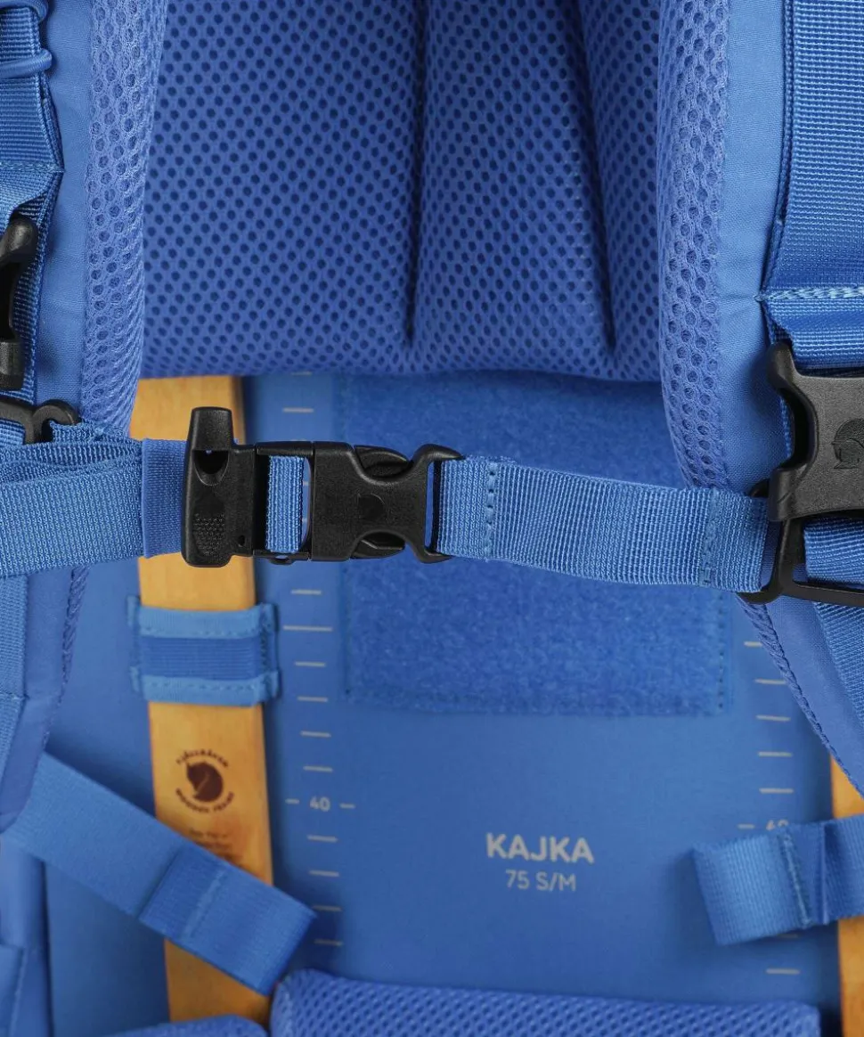 Kajka 75 S/M Trekkingrucksack recyceltes Polyamid, Vinylon blau