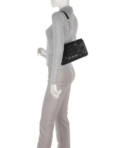 Kaleidoscope Schultertasche Lederimitat schwarz