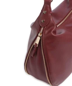 Kaliska L Beuteltasche Lederimitat wein