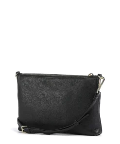 Karima Umhängetasche genarbtes Rindsleder schwarz