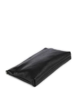 Karima Umhängetasche genarbtes Rindsleder schwarz