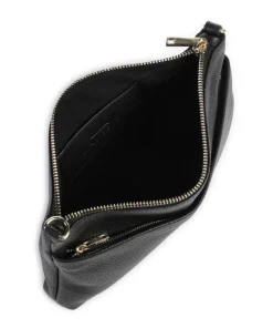 Karima Umhängetasche genarbtes Rindsleder schwarz