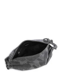Karla Denim Schultertasche Baumwolle grau