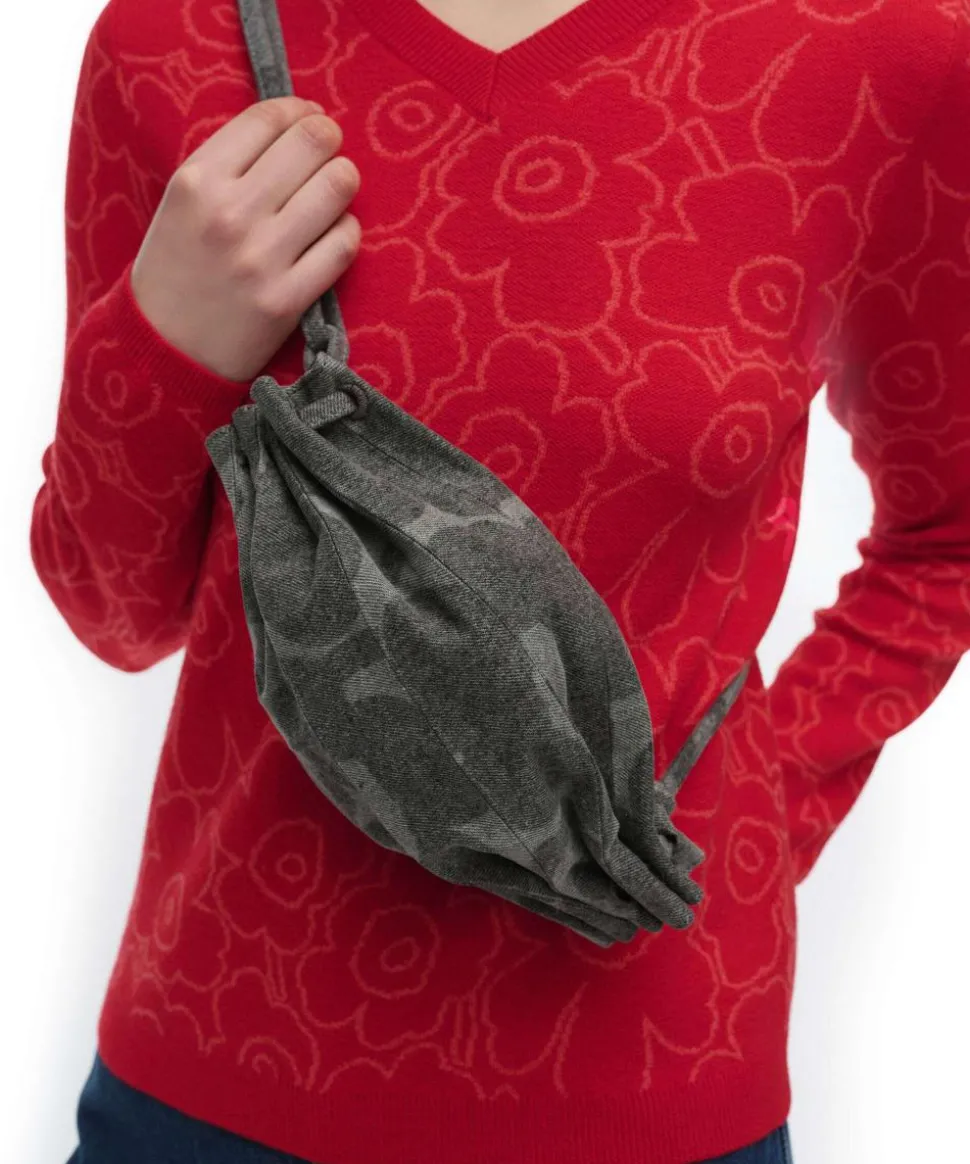 Karla Denim Umhängetasche Baumwolle grau