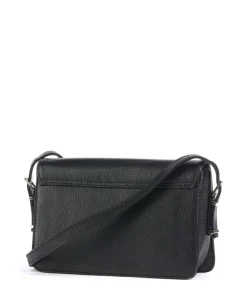 Karlie Umhängetasche genarbtes Rindsleder schwarz