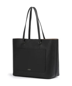 Karly Large Shopper fein genarbtes Rindsleder schwarz