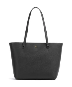Karly Medium Shopper Saffiano-Rindsleder schwarz