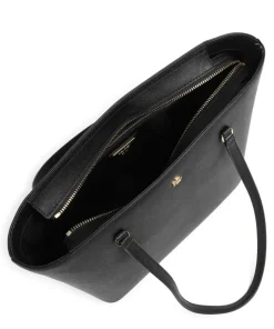 Karly Medium Shopper Saffiano-Rindsleder schwarz