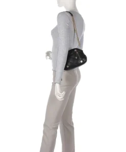 Kate Schultertasche Lederimitat schwarz