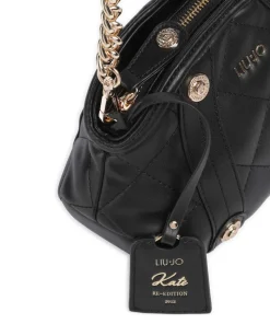 Kate Schultertasche Lederimitat schwarz