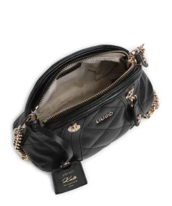 Kate Schultertasche Lederimitat schwarz